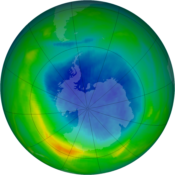 Ozone Map 1982-09-28